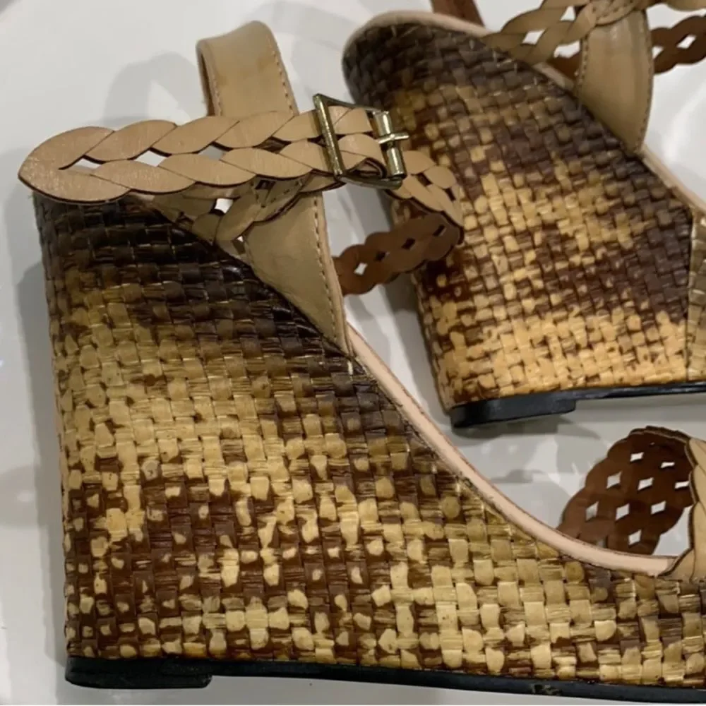 Bundle of bag / sandals heels platform size 7